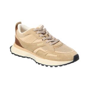 Hugo Boss Jonah Suede Running Sneaker, Beige